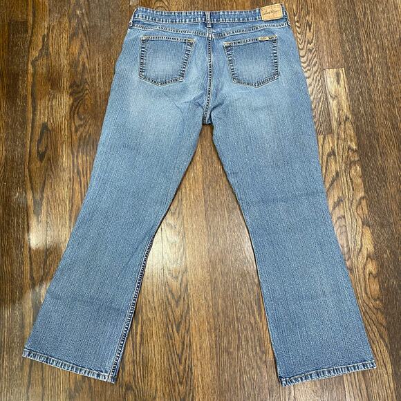 Levi's Signature Jeans Size Misses 14 Short - Stretch Low Rise Boot Cut - Picture 2 of 11